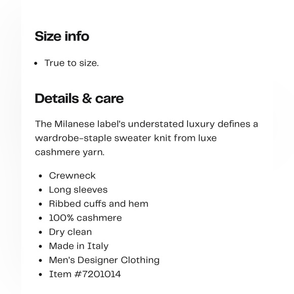 Massimo Alba NWT Luxury Men’s 100% Cashmere sweater XXL.taupe/crème color. $995 - Picture 6 of 15